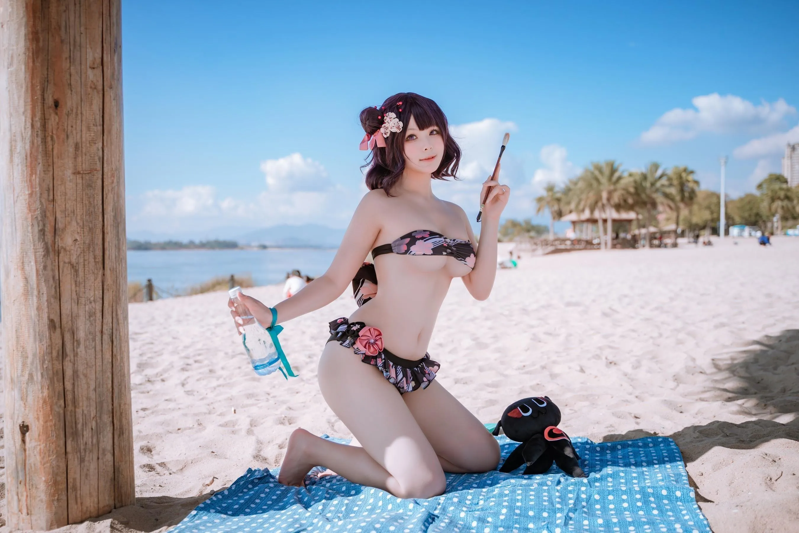 w百合欧皇子w – NO.11 沙滩 [21P]插图5